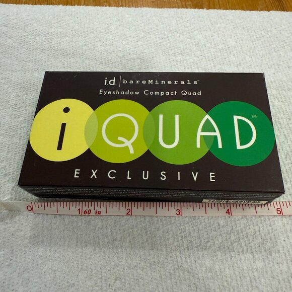 bareMinerals iQuad Meet the Greens Loose Eyeshadow Palette Compact Neutral Mini - Picture 10 of 11